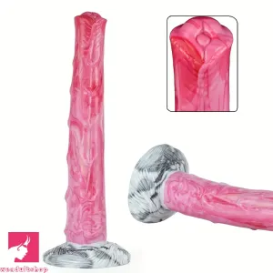 10.43in Realistic Big Horse Monster Dildo Pink Silicone Penis G Spot Toy
