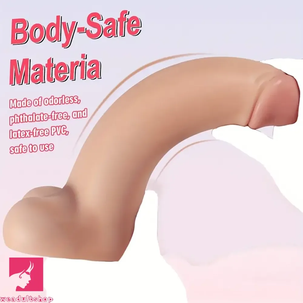 11.42in 3D Realistic Silicone Big Female Sex Toy Adult Couple Penis Dildo