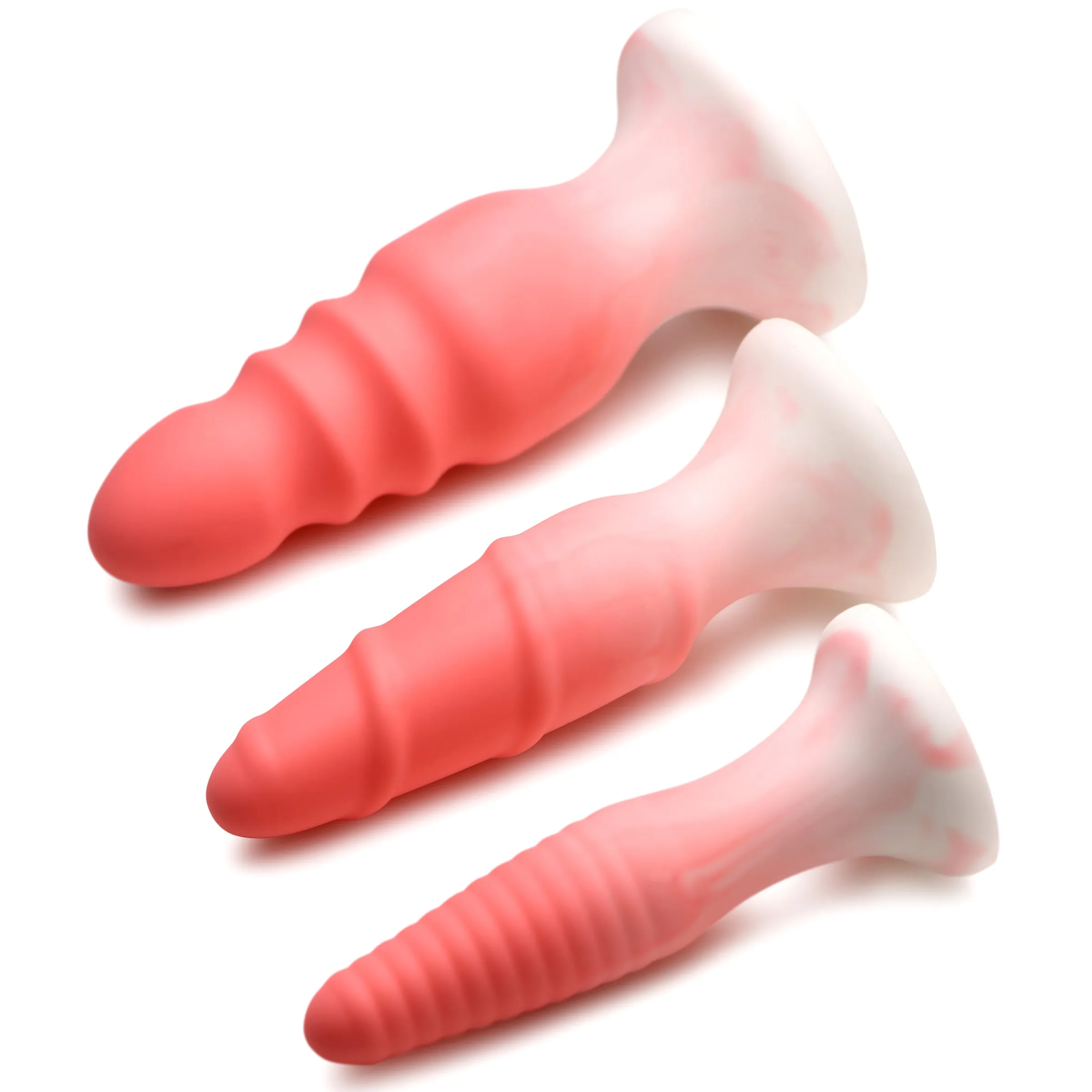 3 Piece Butt Plug Set - Pink