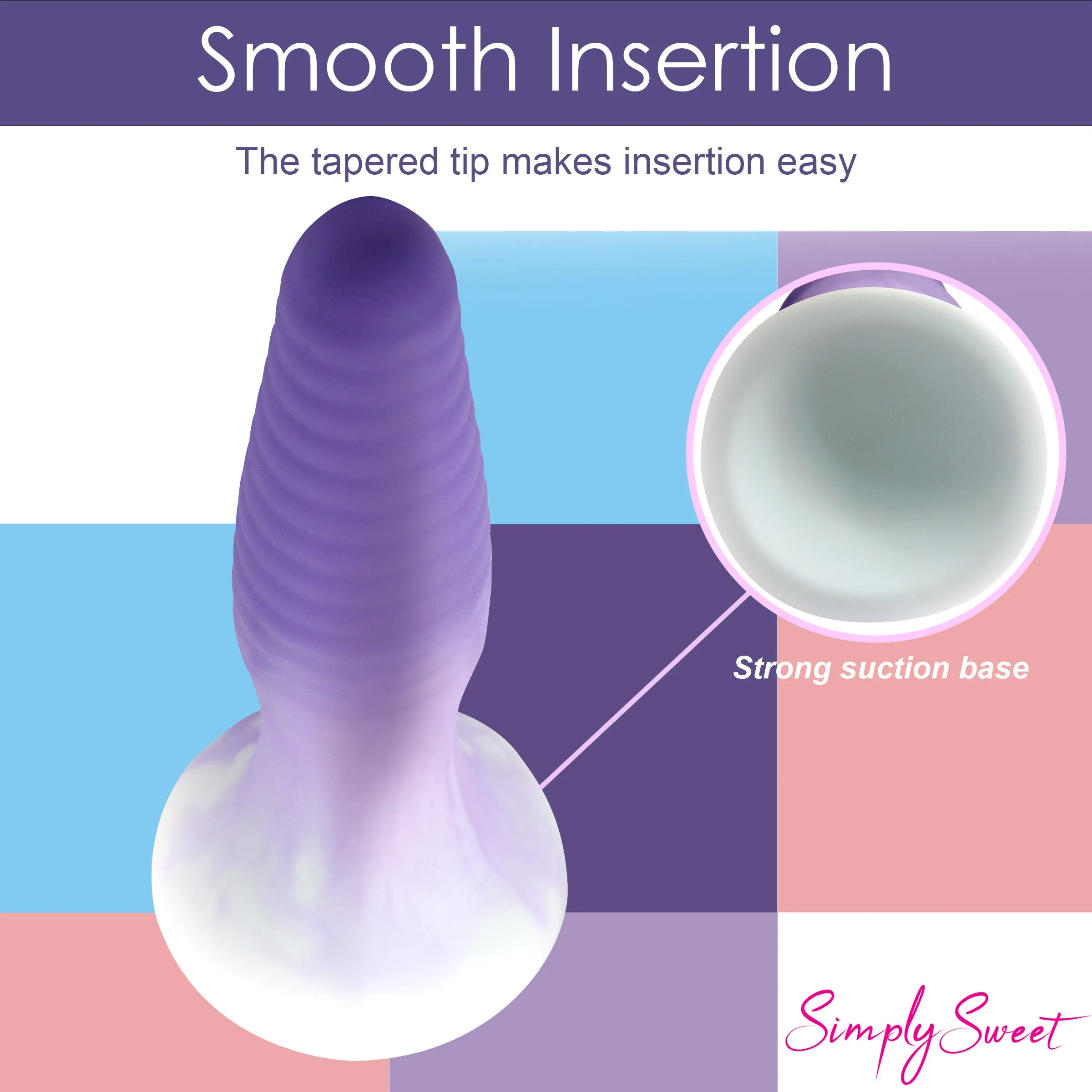 3 Piece Butt Plug Set - Purple
