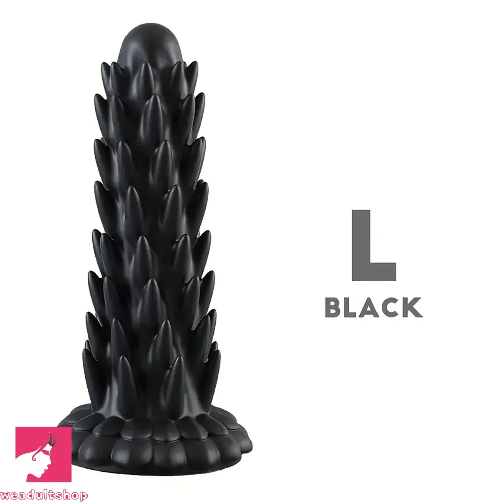 6.3in 7.48in 9.06in Colorful Luminous Hedgehog Spiked BDSM Dildo