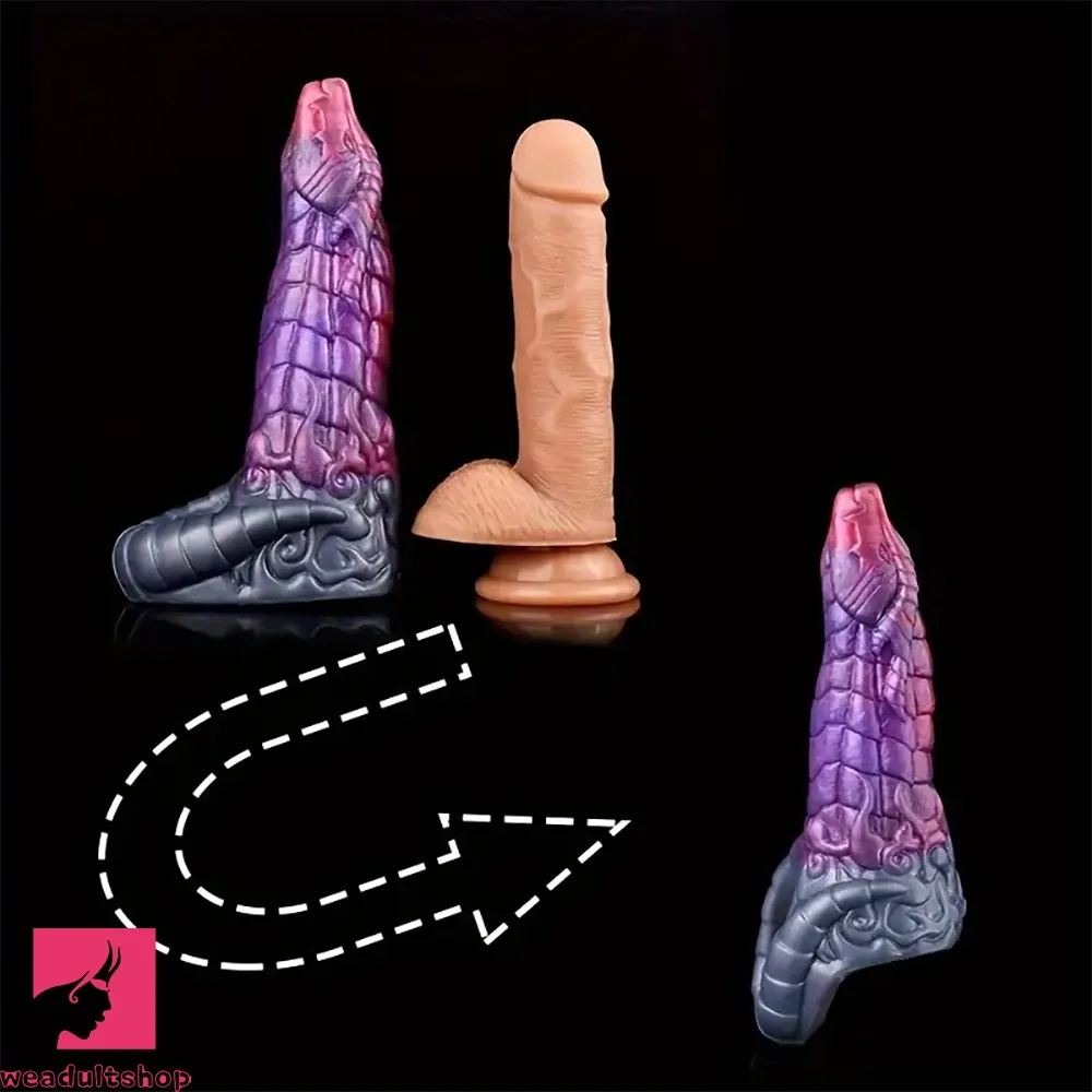 7.48in 7.99in Soft Silicone Monster Silicone Sleeve With Anti-drop Ring