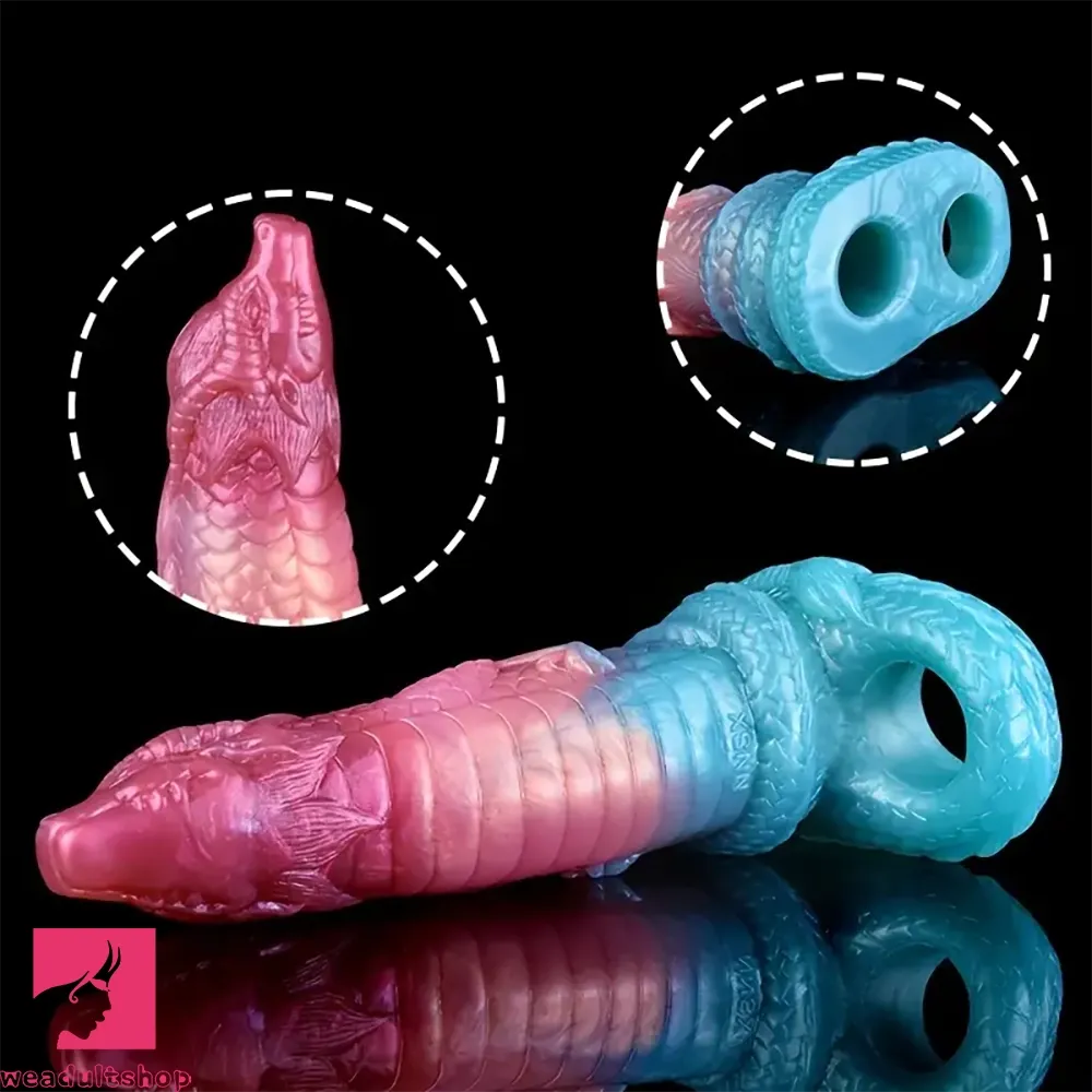 7.48in 7.99in Soft Silicone Monster Silicone Sleeve With Anti-drop Ring