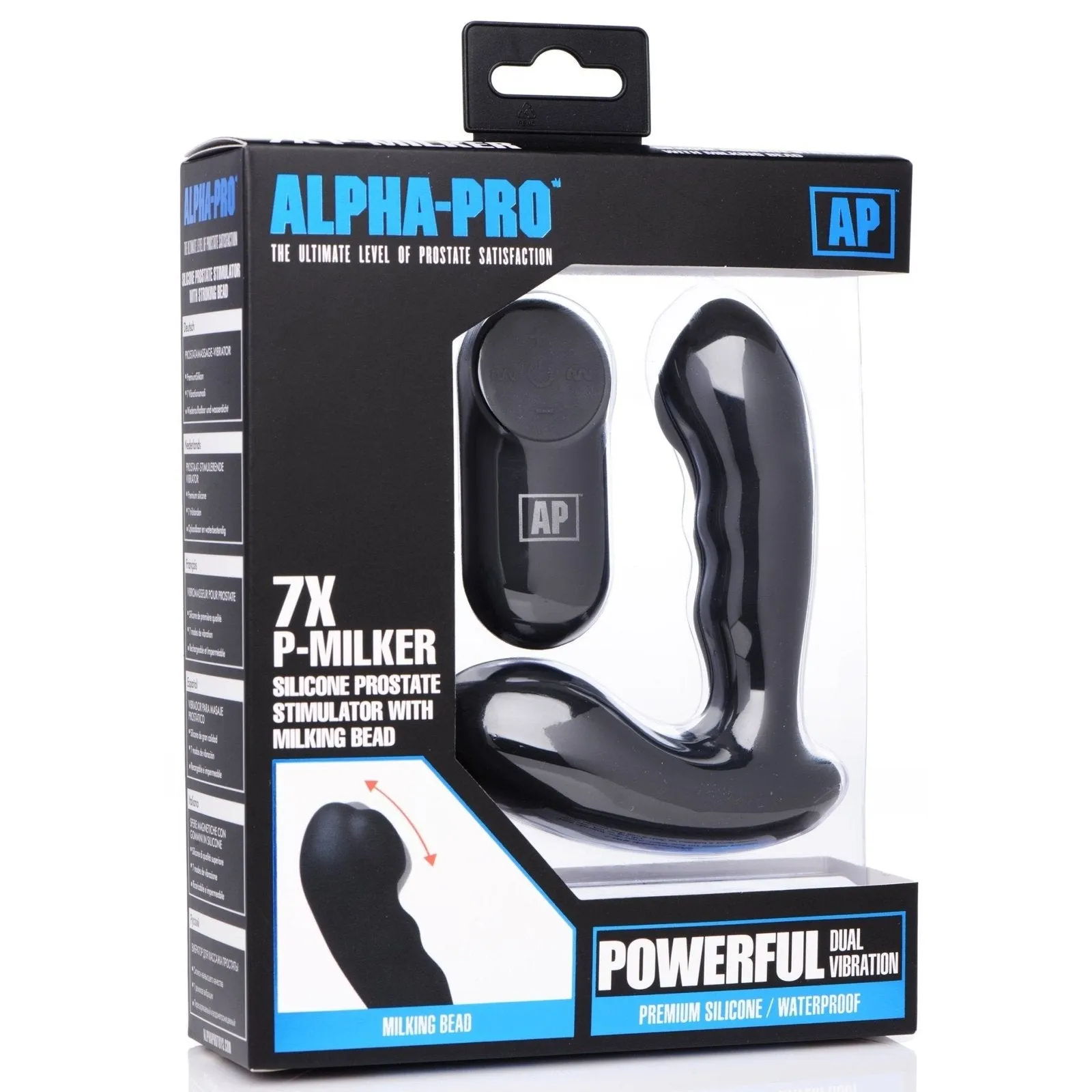7x P-milker Silicone Prostate Stimulator With Milking Bead