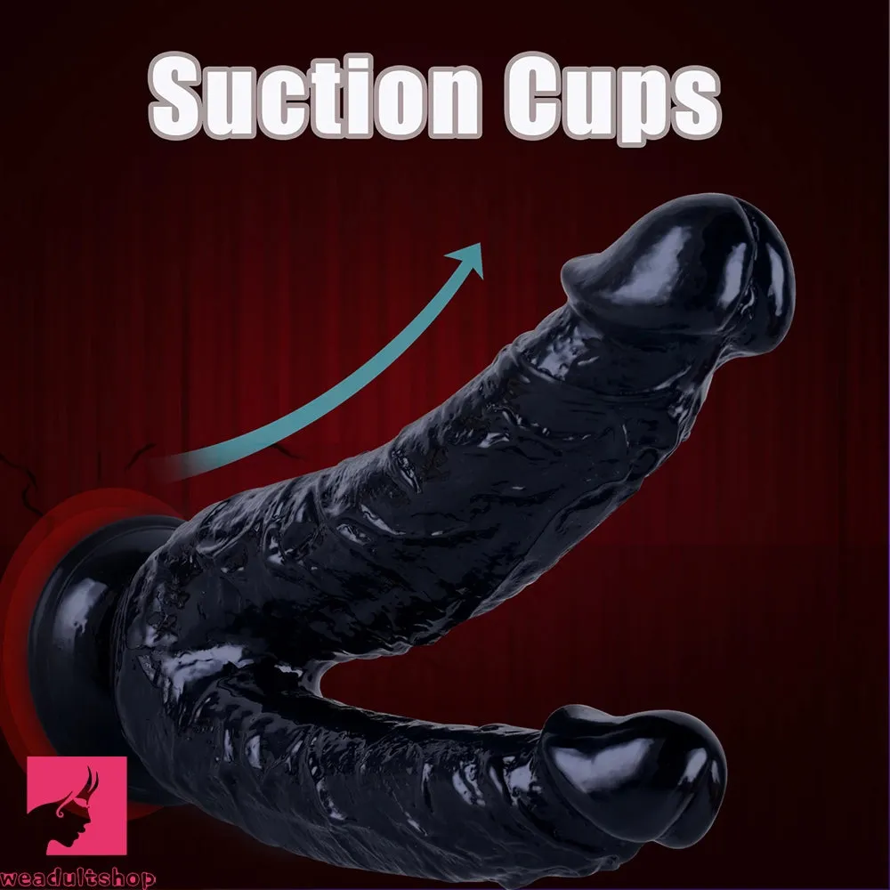 8in Realistic Double Sided Dildo Big PVC Lesbian Penis For Women Gay