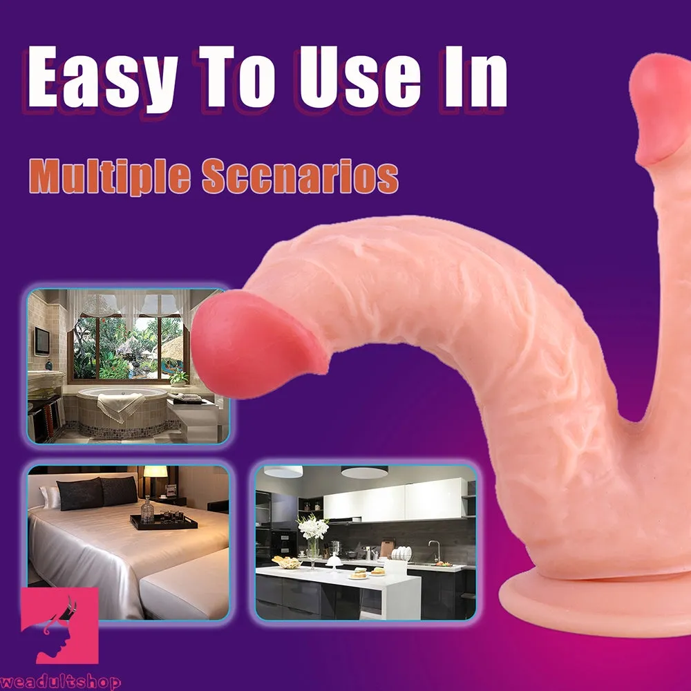 8in Realistic Double Sided Dildo Big PVC Lesbian Penis For Women Gay