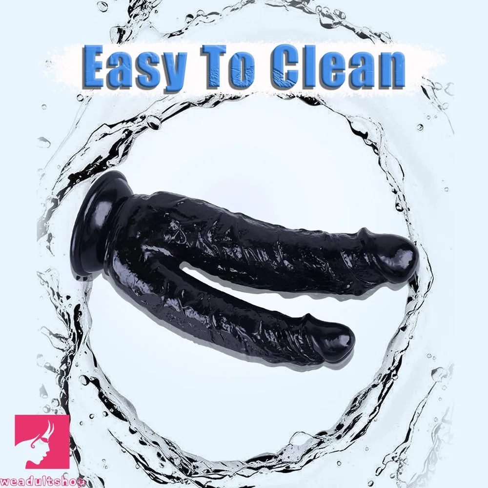 8in Realistic Double Sided Dildo Big PVC Lesbian Penis For Women Gay