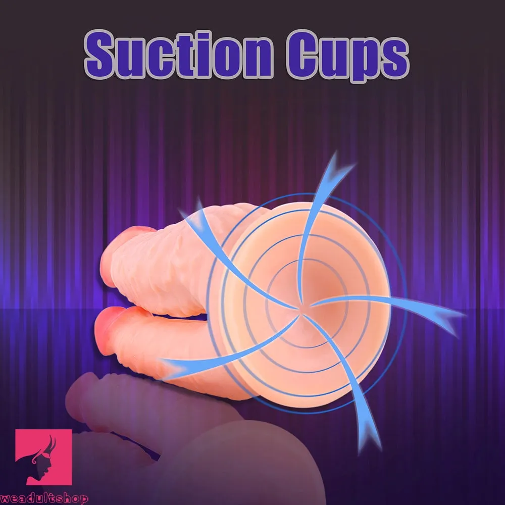 8in Realistic Double Sided Dildo Big PVC Lesbian Penis For Women Gay