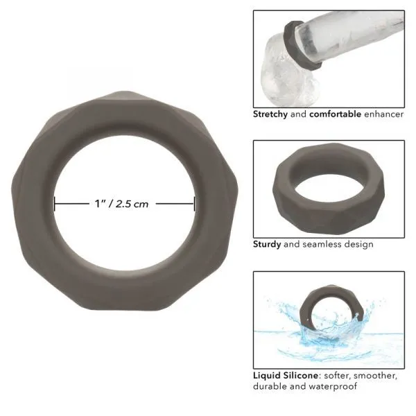 Alpha Liquid Silicone Prolong Cock Ring Prismatic by Cal Exotics