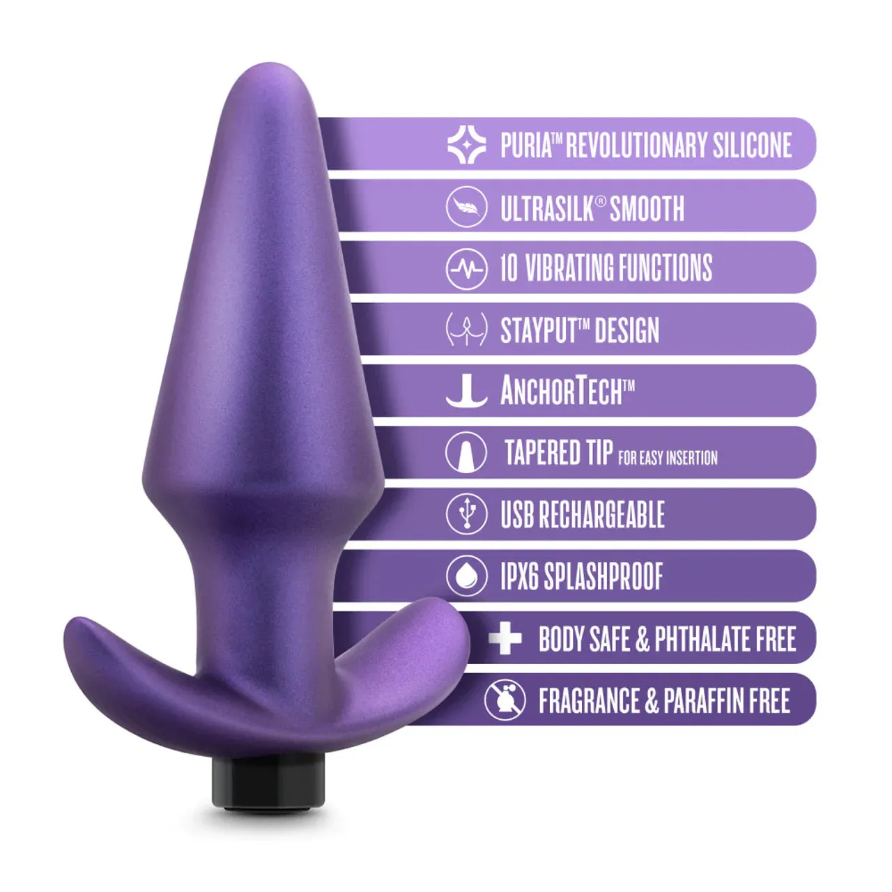 Anal Adventures Matrix Instellar Vibrating Anal Plug by Blush Novelties