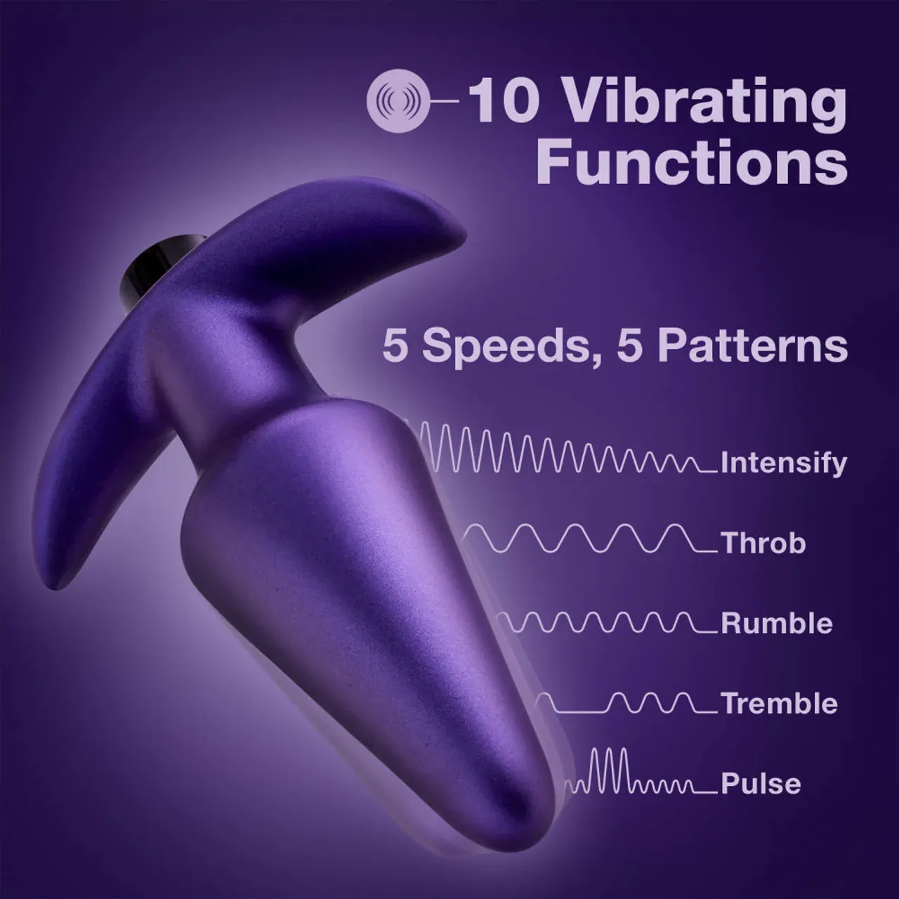 Anal Adventures Matrix Instellar Vibrating Anal Plug by Blush Novelties