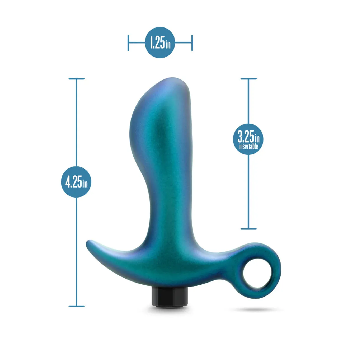 Anal Adventures Teleportation Vibrating Anal Plug by Blush Novelties