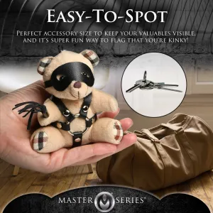 Bondage Teddy Bear Keychain BDSM by XR