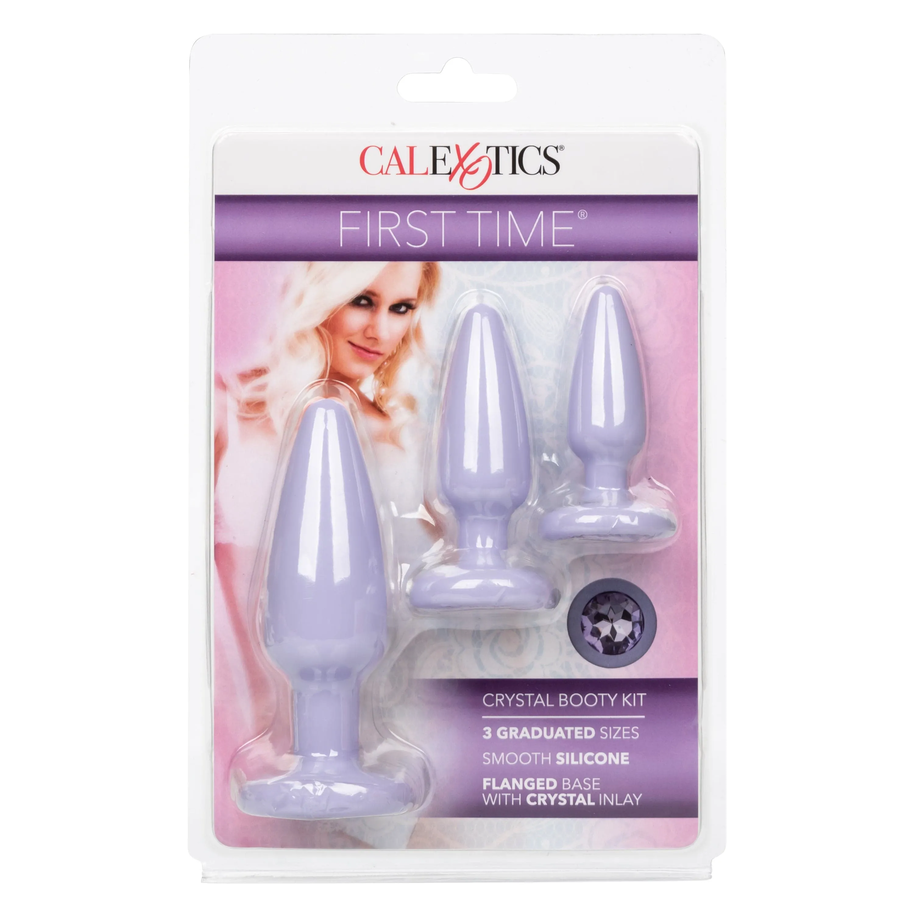 California Exotics - First Time Crystal Booty Anal Kit (Purple)