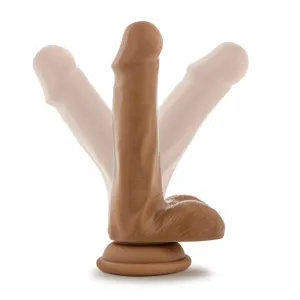 Captain Mike 6 Inch Suction Cup Dildo - Mocha