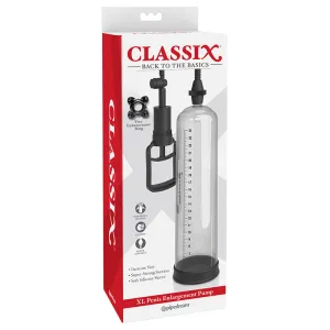 Classix XL Penis Enlargement Pump Clear/Black