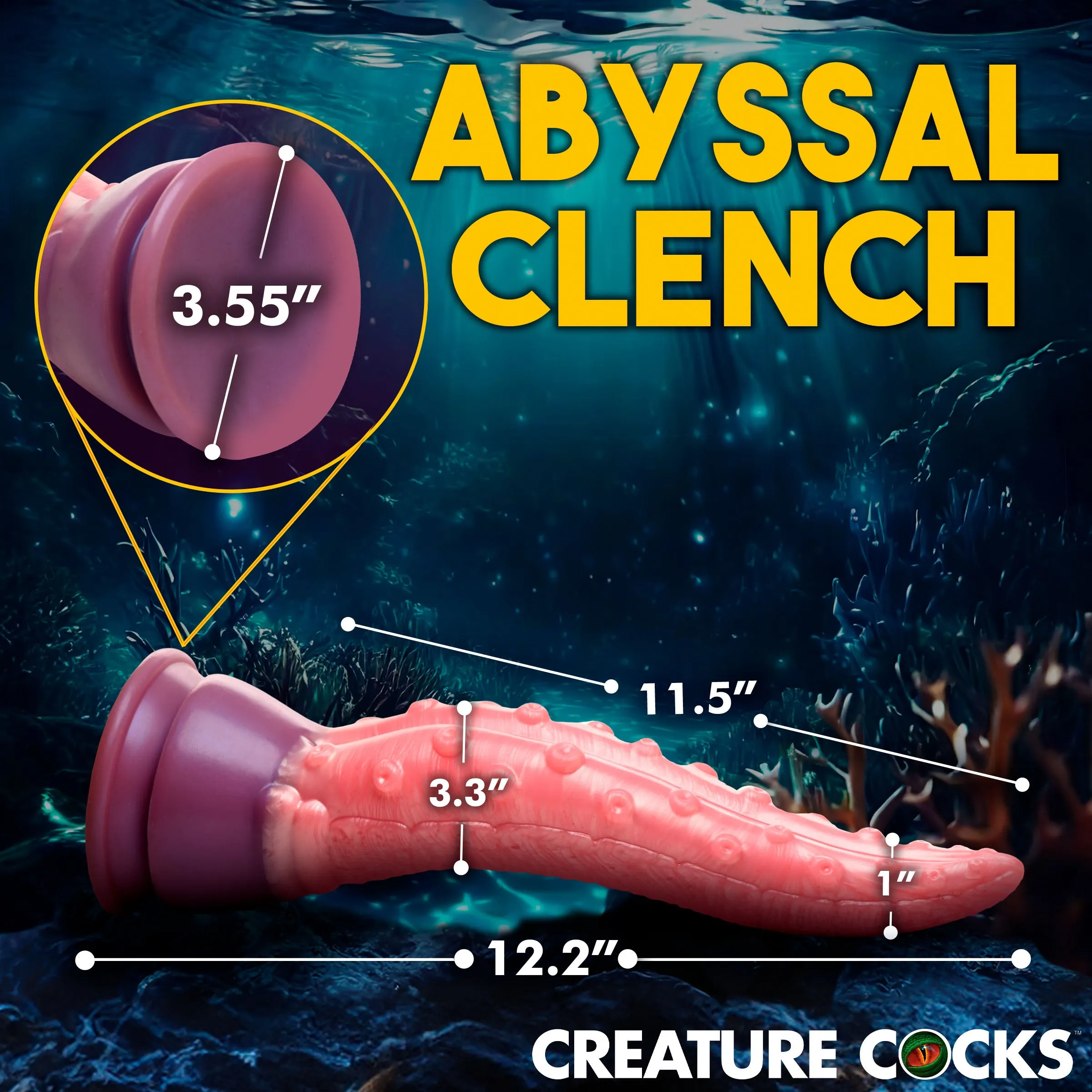 Creature Cocks Octoprobe Tentacle Suction Cup Dildo Anal Snake Giant Sex Toy