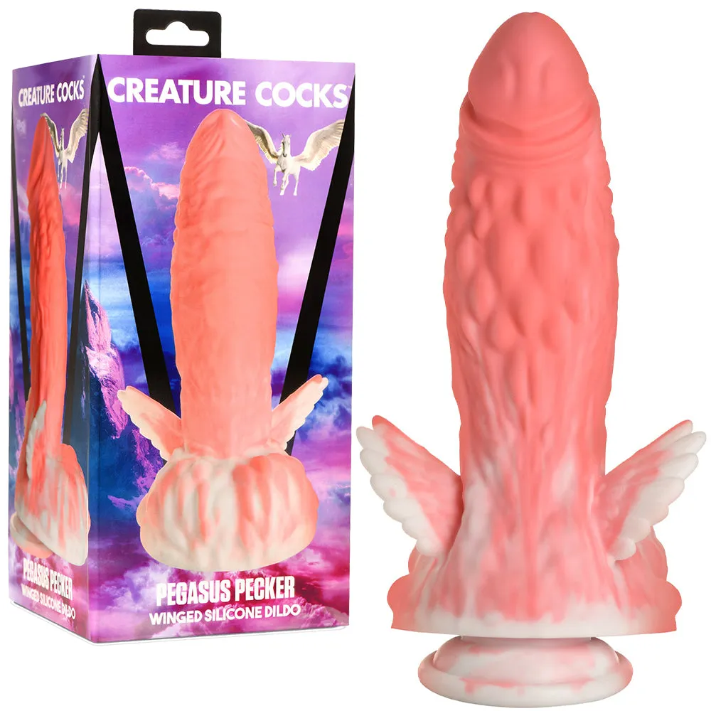 Creature Cocks Pegasus Pecker Winged Silicone Dildo 8.5 Anal Fantasy Sex Toy