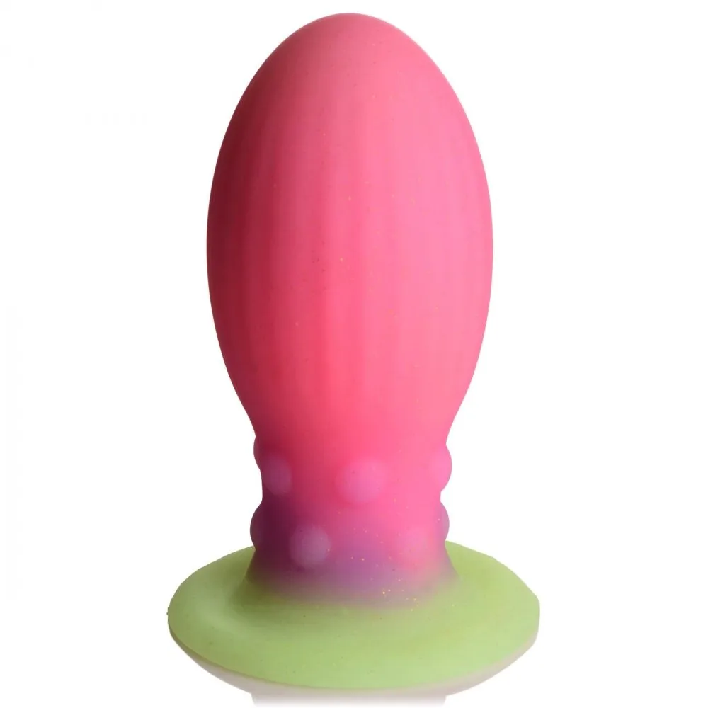 Creature Cocks Xeno Egg Glow in the Dark Silicone Egg Anal Dildo Sex Toy Large