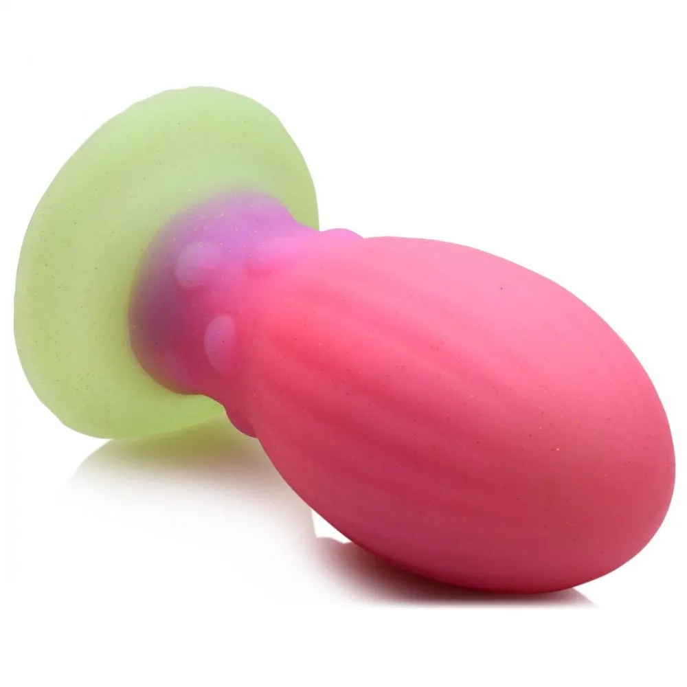 Creature Cocks Xeno Egg Glow in the Dark Silicone Egg Anal Dildo Sex Toy Large
