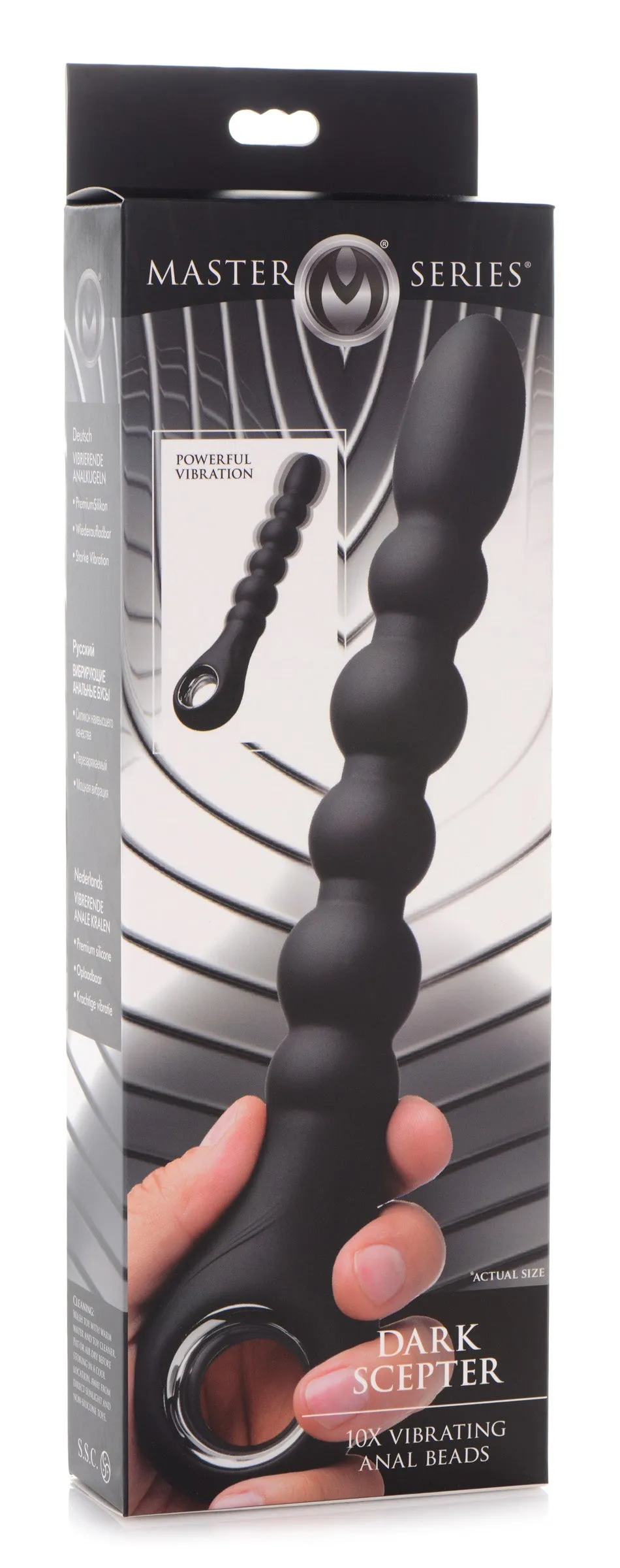 Dark Scepter Vibrating Anal Beads