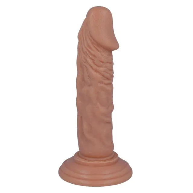 Dildo realistic MR INTENSE 3 Realistic Cock. senzatie catifelata asemanatoare pielii. hipoalergenic. culoarea pielii. 16.2 cm