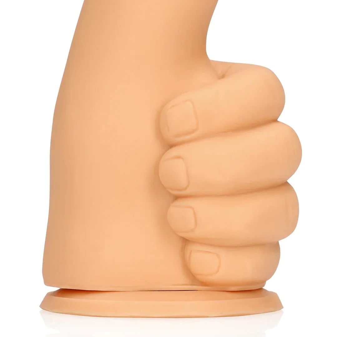 Dildo S-LINE BY SHOTS Thumbs up. în formă de deget. din silicon lichid. cu bază cu ventuză pentru fixare. lungime 17 cm. culoarea pielii