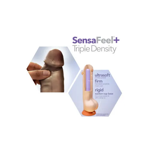 DR SKIN Plus Posable dildo Chocolate 16.5 x 3.8 cm