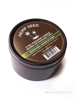 Earthly Body 3-In-1 Massage Candle. Guavalava