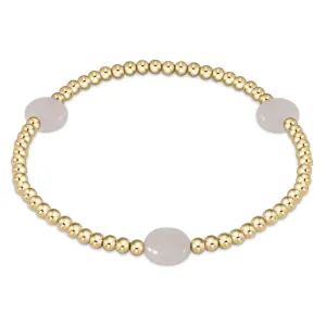 ENewton 3mm Moonstone Gold Admire Bracelet