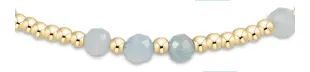 ENewton Aquamarine 3mm Joy Gemstone Gold Bracelet