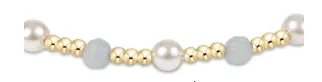 ENewton Aquamarine 4mm Pearl Sincerity Bracelet