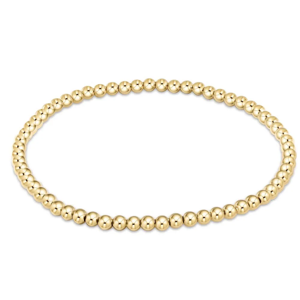 ENewton *eGirl*  3mm Gold Classic Bracelet