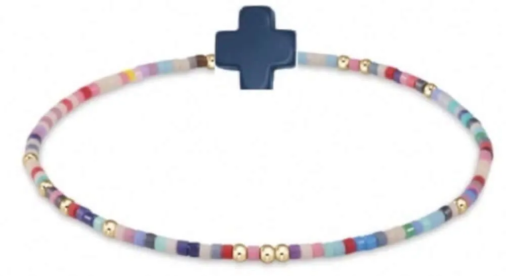 ENewton *eGirl*Hot Mess Hope Unwritten Signature Cross Bracelet