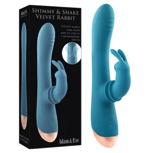 Eve's Shimmy & Shake Velvet Rabbit Vibrator by Adam & Eve