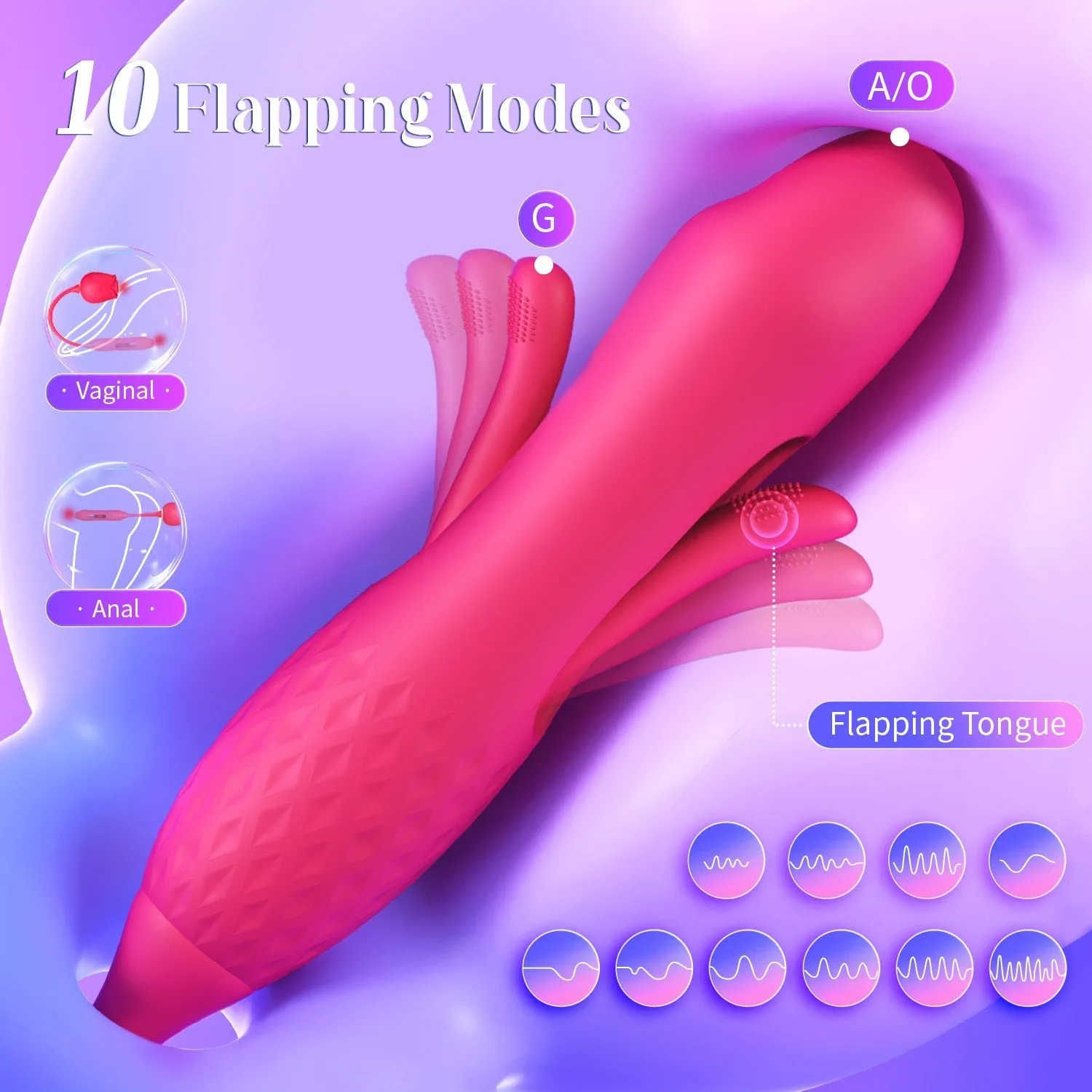 Flick | Upgraded Rose Female Flapping and Sucking Vibrator