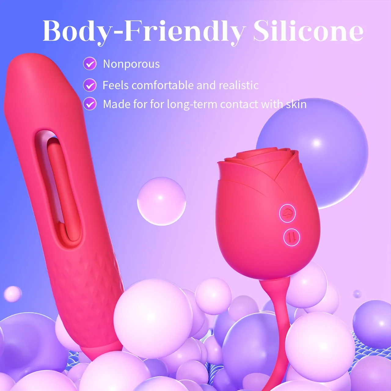 Flick | Upgraded Rose Female Flapping and Sucking Vibrator
