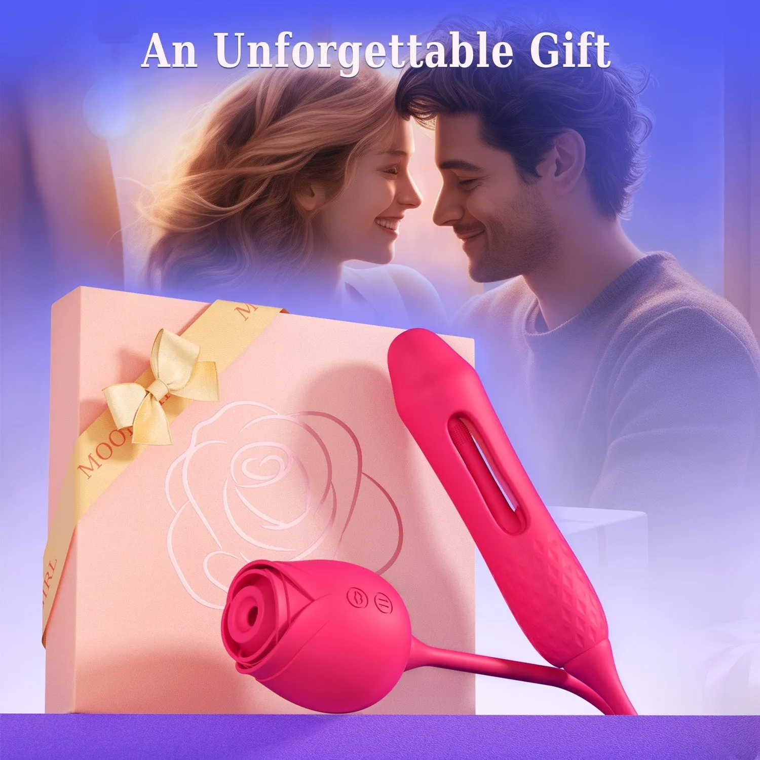 Flick | Upgraded Rose Female Flapping and Sucking Vibrator