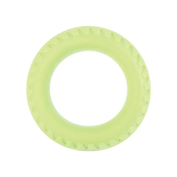 Forto - F 12 Silicone Cock Ring Glow in the Dark (Yellow)