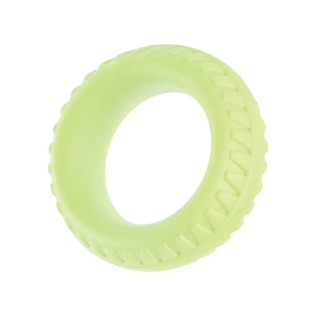 Forto - F 12 Silicone Cock Ring Glow in the Dark (Yellow)