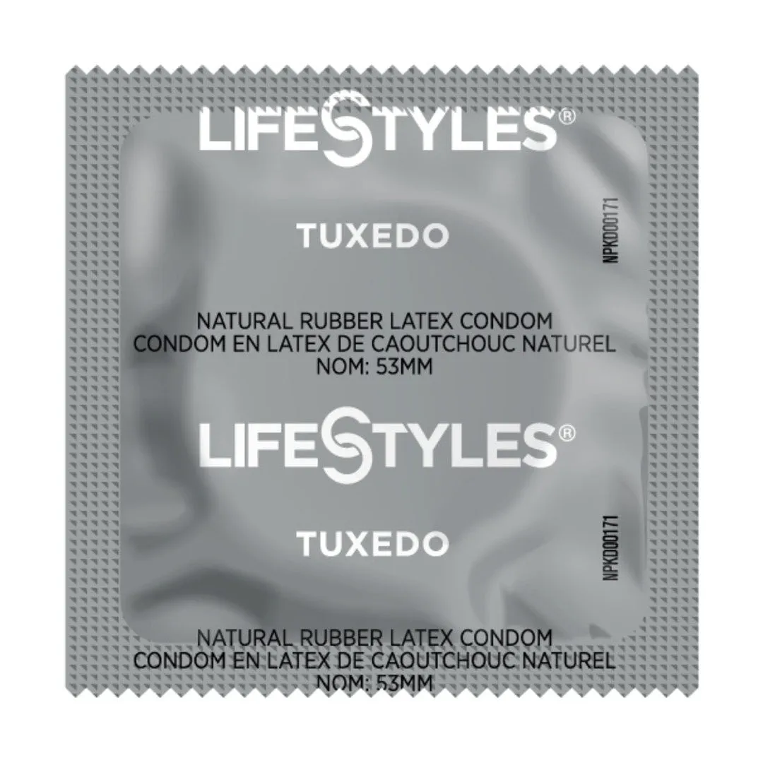Free Sample: LifeStyles Tuxedo Black Condom (Limit 1)
