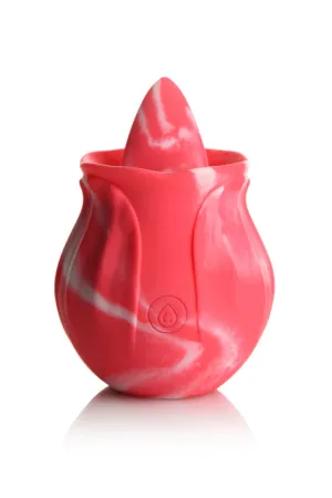 Gossip Licking Rose 10 Function Rechargeable Silicone - Pink Twirl