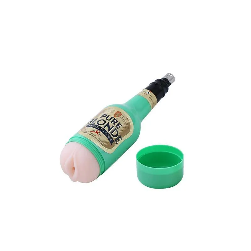 Green Beer Mug Masturbation Vagina Cup for Sex Machine