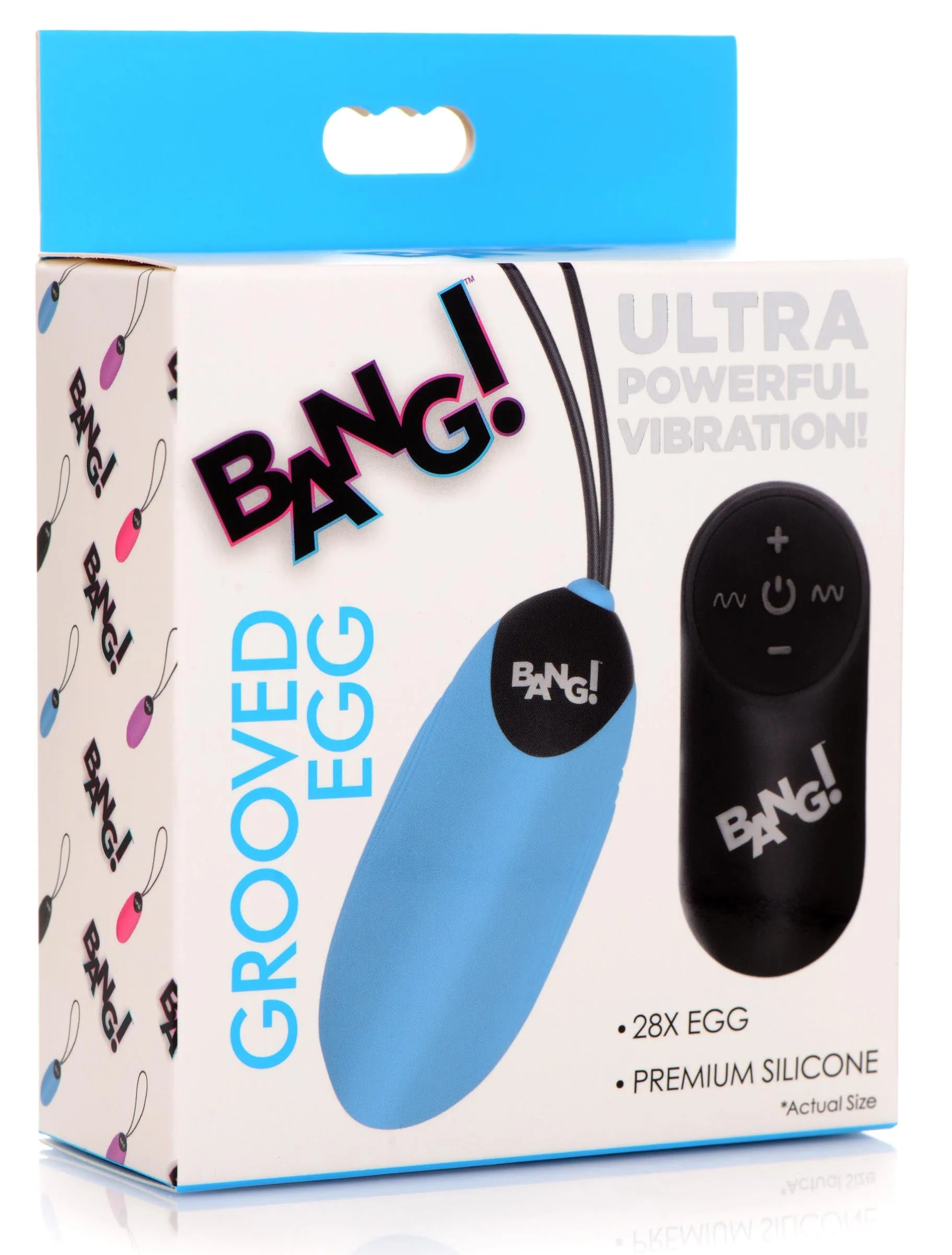 Grooved Vibrating Egg With Remote Control