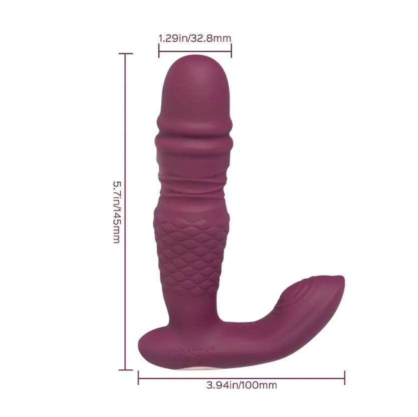 Honey Play Box Ryder App-Controlled Thrusting G-spot & Clit Vibrator