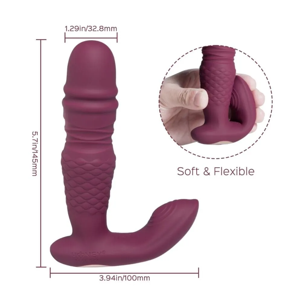 Honey Play Box Ryder App-Controlled Thrusting G-spot & Clit Vibrator