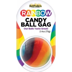 Hott Products Rainbow Candy Ball Gag