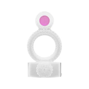 Inel vibrator pentru penis CASUAL LOVE Vibrating Ring for Couples. pentru erecții puternice și stimulare clitoris. transparent