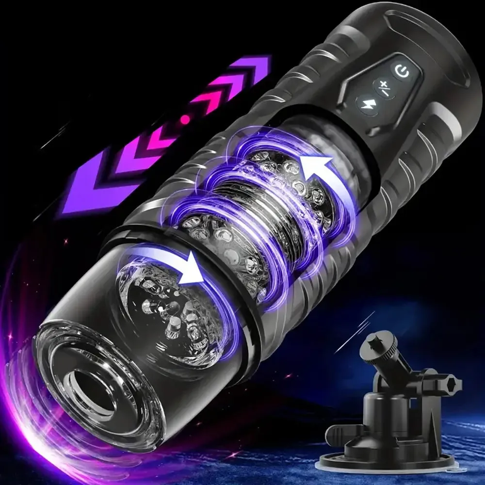 Intelligent Sucking Rotating Thrusting Electric Automatic Male Masturbator