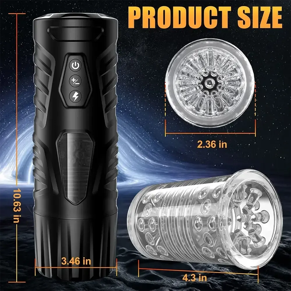 Intelligent Sucking Rotating Thrusting Electric Automatic Male Masturbator